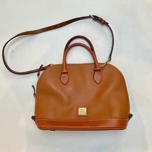 Dooney and Bourke Pepple Leather zip zip Satchel